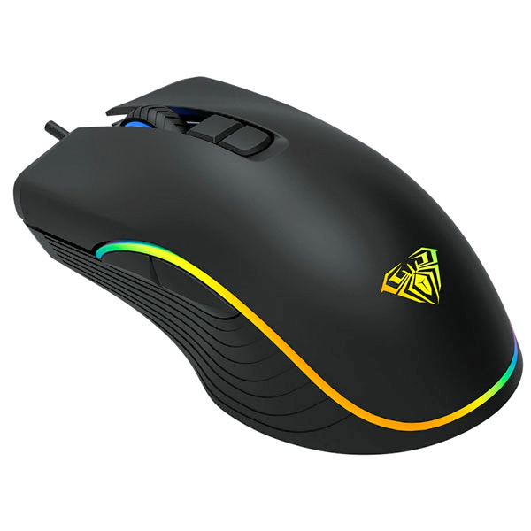 Aula Wind F806 RGB Gaming Ποντίκι Μαύρο