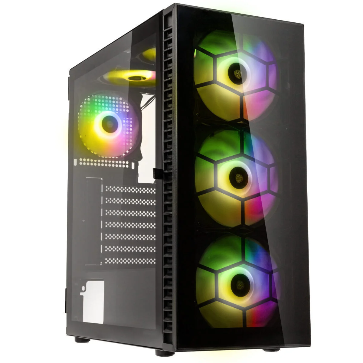Kolink Observatory HF Glass ARGB Gaming Midi Tower Κουτί Υπολογιστή με Πλαϊνό Παράθυρο Μαύρο - Image 1