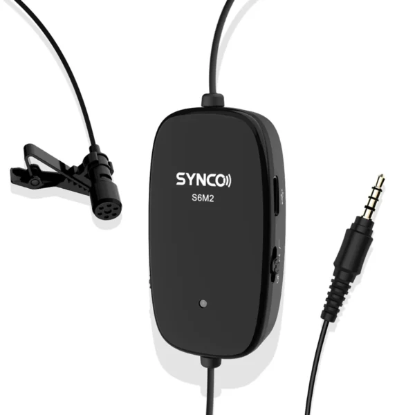 Synco Lav-S6M2 Πυκνωτικό Μικρόφωνο 3.5mm Πέτου, Clip On για Φωνητικά
