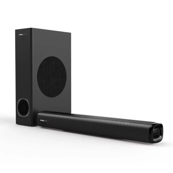 Crystal Audio CASB160S Soundbar 160W 2.1 με Τηλεχειριστήριο Μαύρο