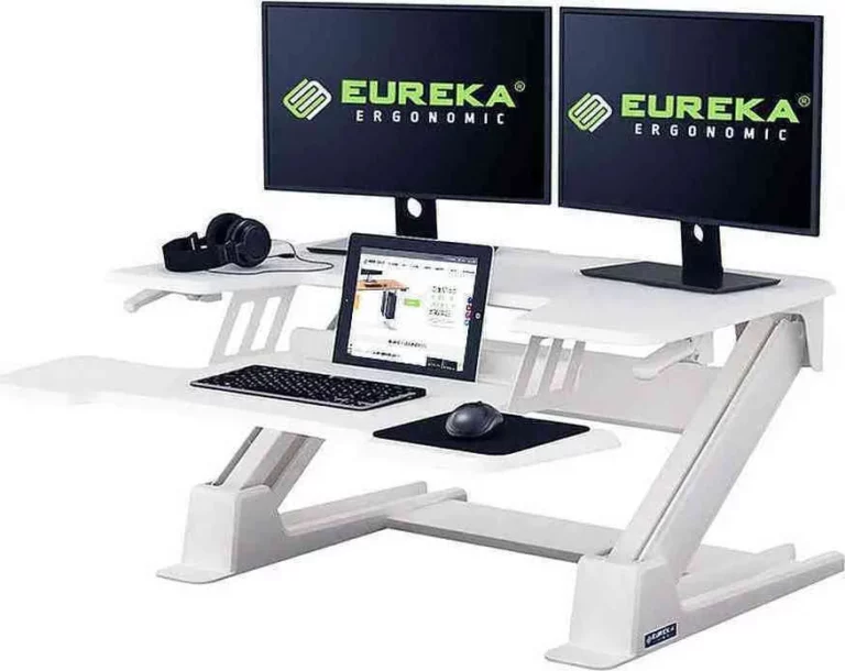Γραφείο Gaming CV-PRO 36 Ξύλινο με Μεταλλικά Πόδια White 90x81.5x140εκ.