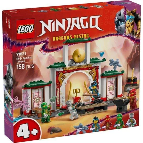 lego ninjago ninja spinjitzu temple για 4+ Ετών 158τμχ