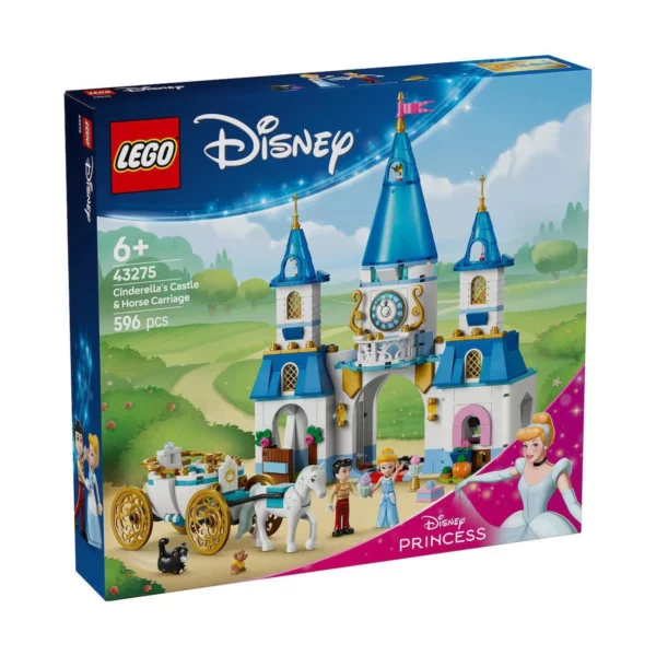 Lego Disney Cinderella's Castle & Horse Carriage για 6+ Ετών 596τμχ
