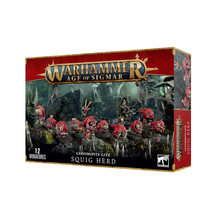 games workshop warhammer age of sigmar: gloomspite gitz squig herd
