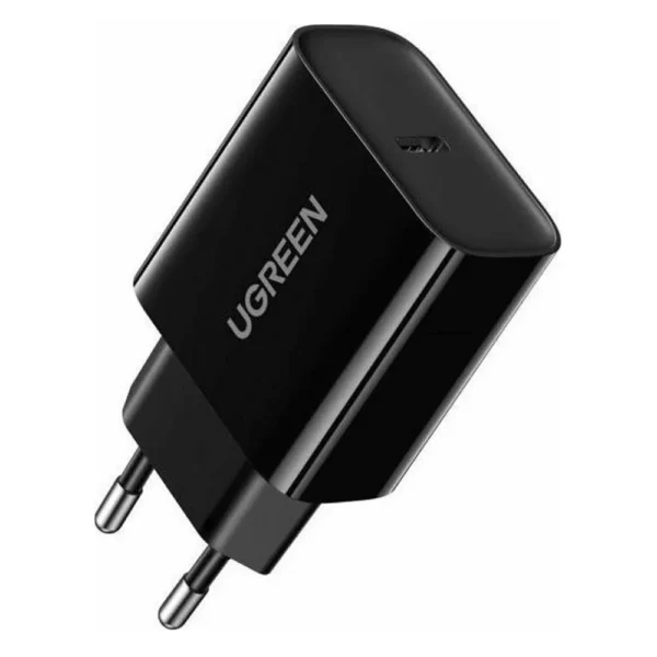 ugreen Φορτιστής Χωρίς Καλώδιο με Θύρα usb c 18w power delivery Μαύρος (cd137)