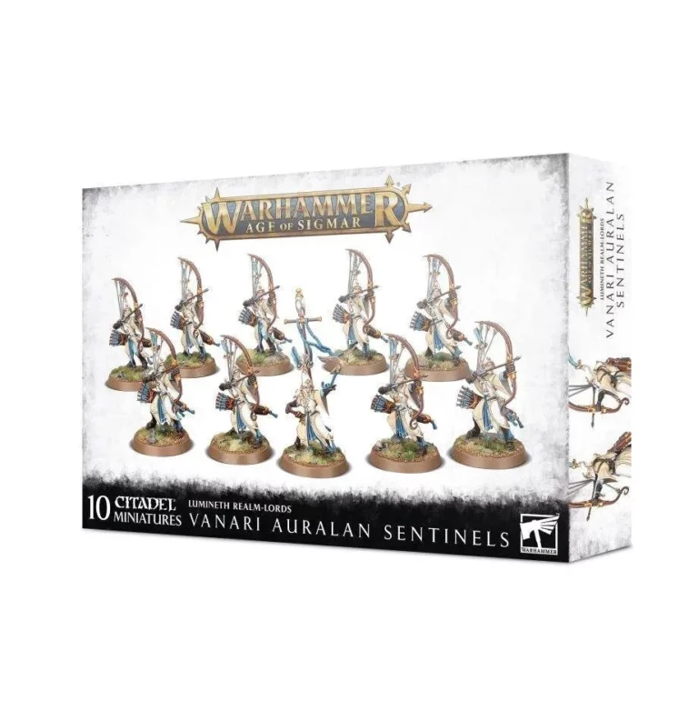 games workshop warhammer lumineth realm lords: vanari auralan sentinels