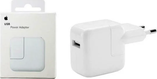 apple Φορτιστής Χωρίς Καλώδιο με Θύρα usb a 5w Λευκός (mgn13zm/a)