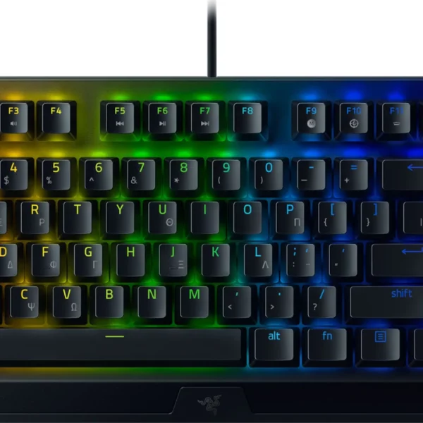 razer blackwidow v3 tkl gaming Μηχανικό Πληκτρολόγιο tenkeyless με razer green διακόπτες και rgb φωτισμό (Ελληνικό)