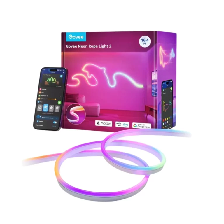 govee smart Ταινία led neon rope light 2 wi fi rgb Φως 3m neon flex με Τροφοδοτικό
