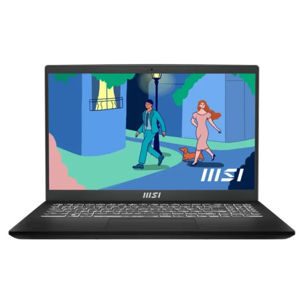 msi modern 15 b7m 15.6" fhd (ryzen 7 7730u/16gb/1tb ssd/w11 home) classic black (gr keyboard)
