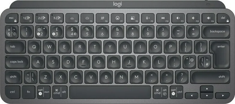 Logitech MX Keys Mini Ασύρματο Bluetooth Πληκτρολόγιο International English Γκρι