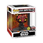 funko pop! deluxe: star wars red saber series volume 1: darth maul 520 bobble head & glows in the dark exclusive