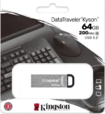 kingston datatraveler kyson 64gb usb 3.2 stick Ασημί