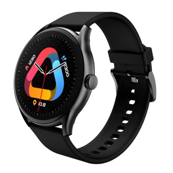 qcy gt s8 aluminium smartwatch με Παλμογράφο (Μαύρο)