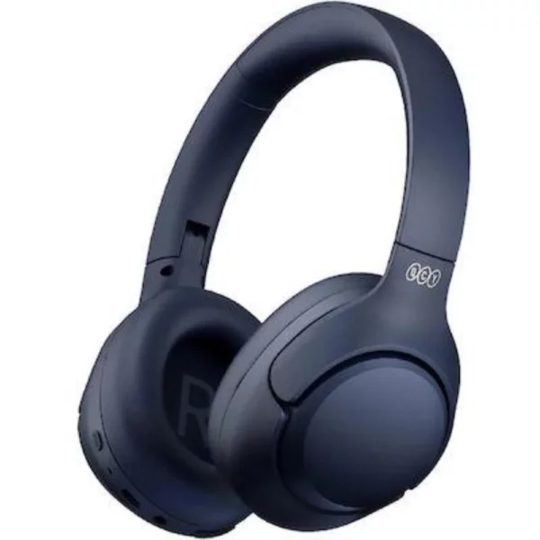 qcy h3 Ασύρματα / Ενσύρματα over ear Ακουστικά με 70 ώρες Λειτουργίας Μπλε