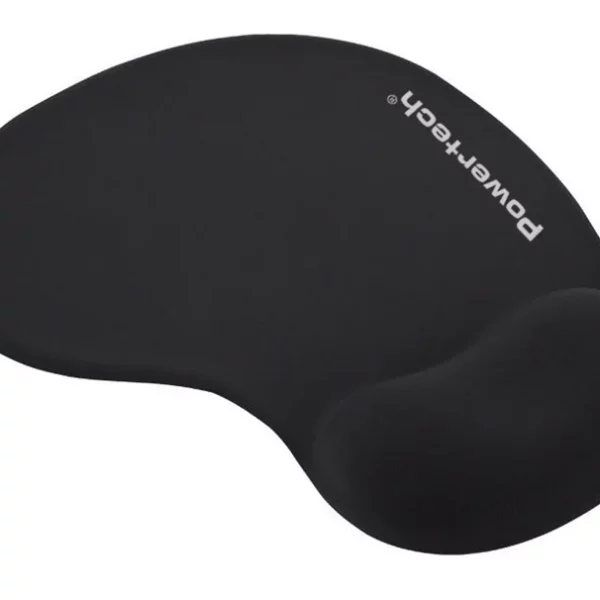 powertech pt 1293 mouse pad 230mm με Στήριγμα καρπού Μαύρο