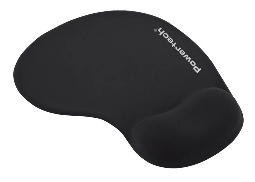 powertech pt 1293 mouse pad 230mm με Στήριγμα καρπού Μαύρο