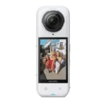 insta360 x5 action camera 8k satin white limited edition με Οθόνη και wi fi Λευκή