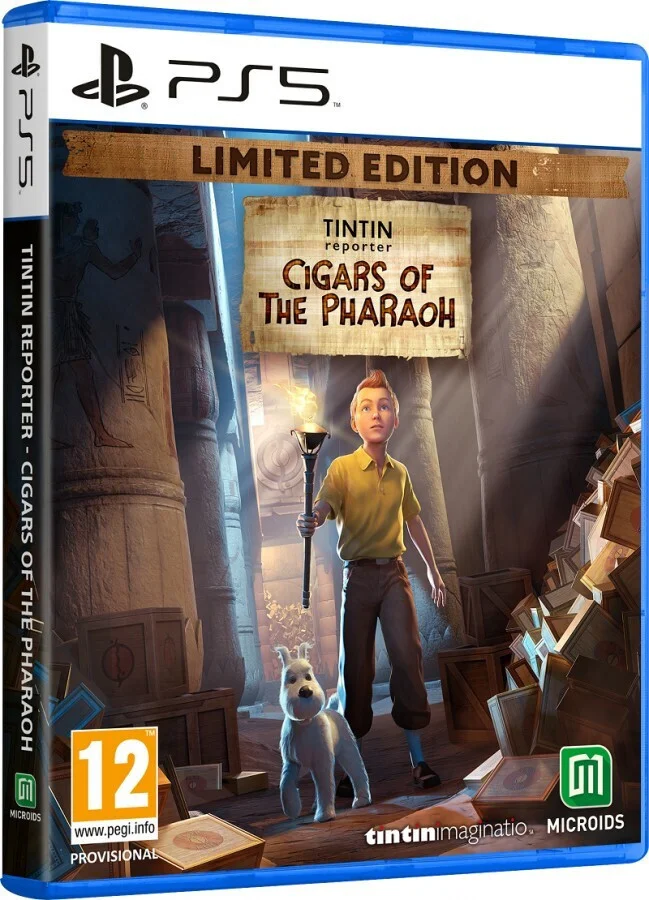 tintin reporter: cigars of the pharaoh limited edition ps5 game
