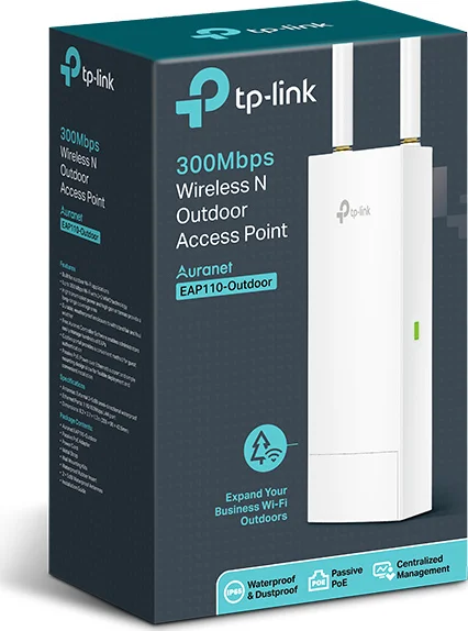 tp link eap110 outdoor v3 access point wi‑fi 4 single band (2.4ghz) για Εξωτερική τοποθέτηση