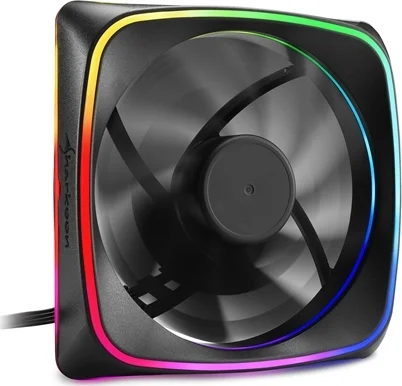 sharkoon shark lights rgb case fan 120mm με Σύνδεση 3 pin
