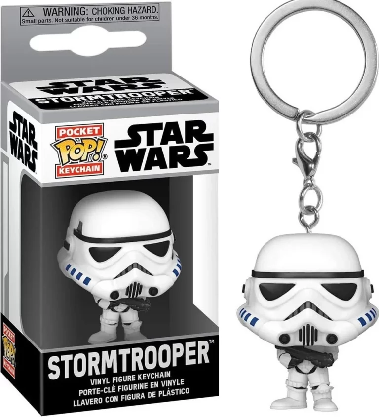 funko pocket pop! keychain movies: star wars stormtrooper